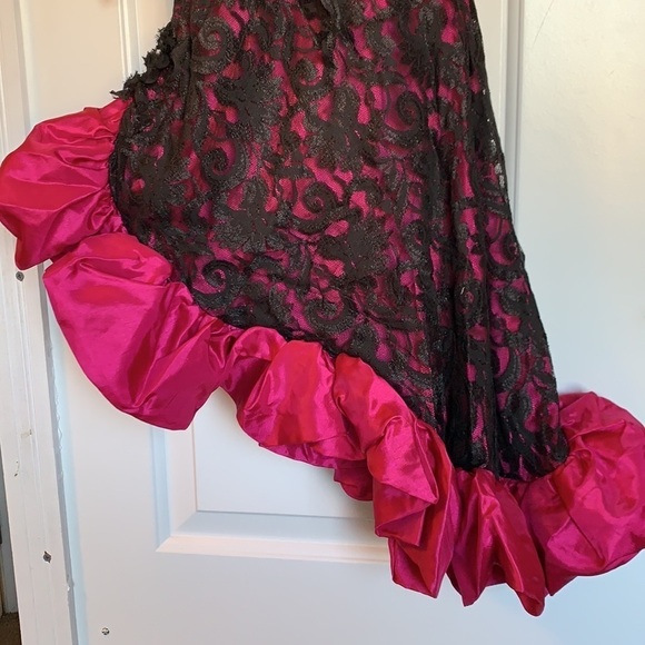 Custom Spanish Style Dance Costume with Swarovski Crystals and Arm Sleeves - Picture 5 of 6